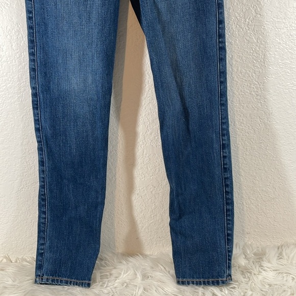 HOLLISTER SKINNY BLUE DENIM JEANS SIZE 0 / 24 - Picture 4 of 8